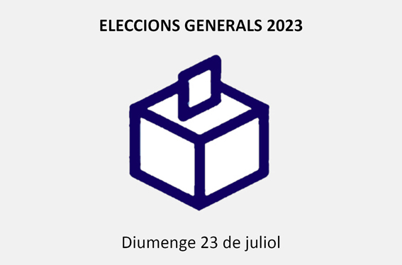 Destacat de la convocatòria d'eleccions generals 2023.