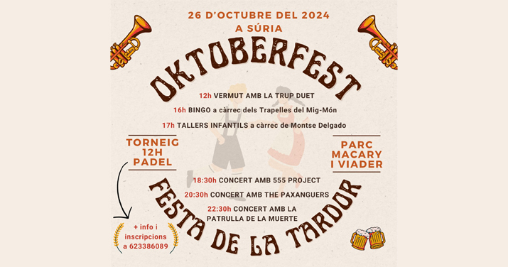 OKTOBERFEST-FESTA DE LA TARDOR