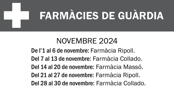 FARMACIES DE GUARDIA