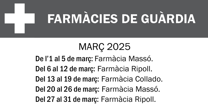 FARMACIES DE GUARDIA