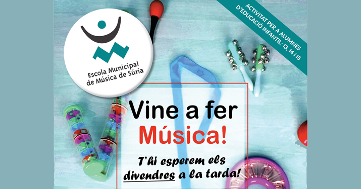 ACTIVITAT DE L'ESCOLA MUNICIPAL DE MUSICA PER A ALUMNES D'EDUCACIO INFANTIL