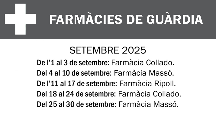 FARMACIES DE GUARDIA