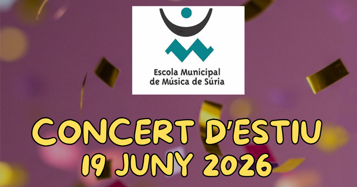CONCERT D'ESTIU DE L'ESCOLA MUNICIPAL DE MUSICA