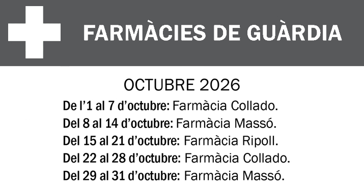FARMACIES DE GUARDIA