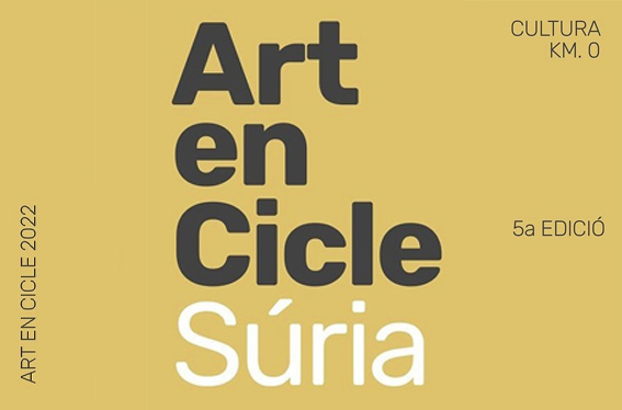 Imatge de la 5a edició d'Art en Cicle-Festival d'Arts Escèniques de Súria - Dies 24 d'abril, 8 i 22 de maig.