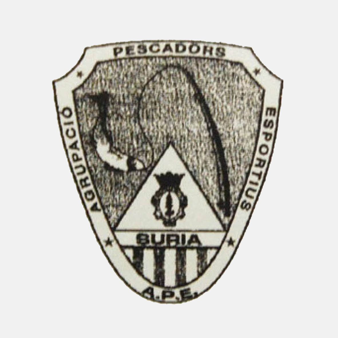 Logotip de l'Agrupació de Pescadors Esportius.