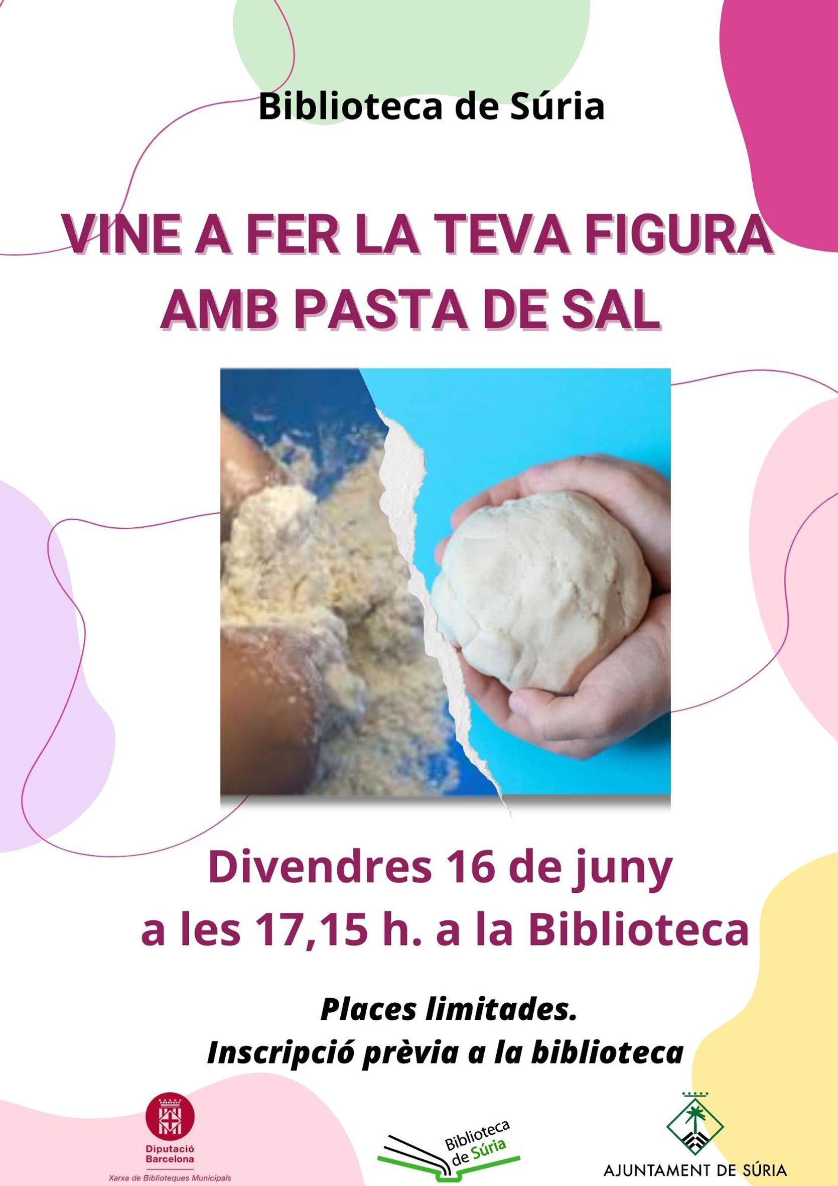 Taller a la Biblioteca: Vine a fer la teva figura amb pasta de sal