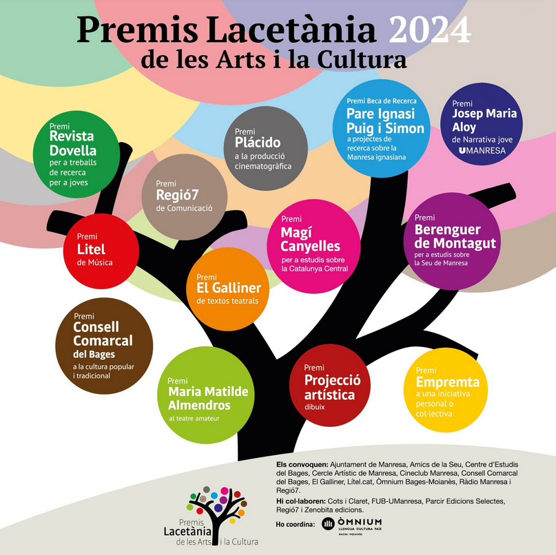 Lliurament dels 42s Premis Lacetània de les Arts i la Cultura, a Sant Vicenç de Castellet