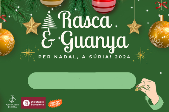 La campanya de promoció comercial 'Rasca i guanya' torna aquest desembre als establiments de Súria