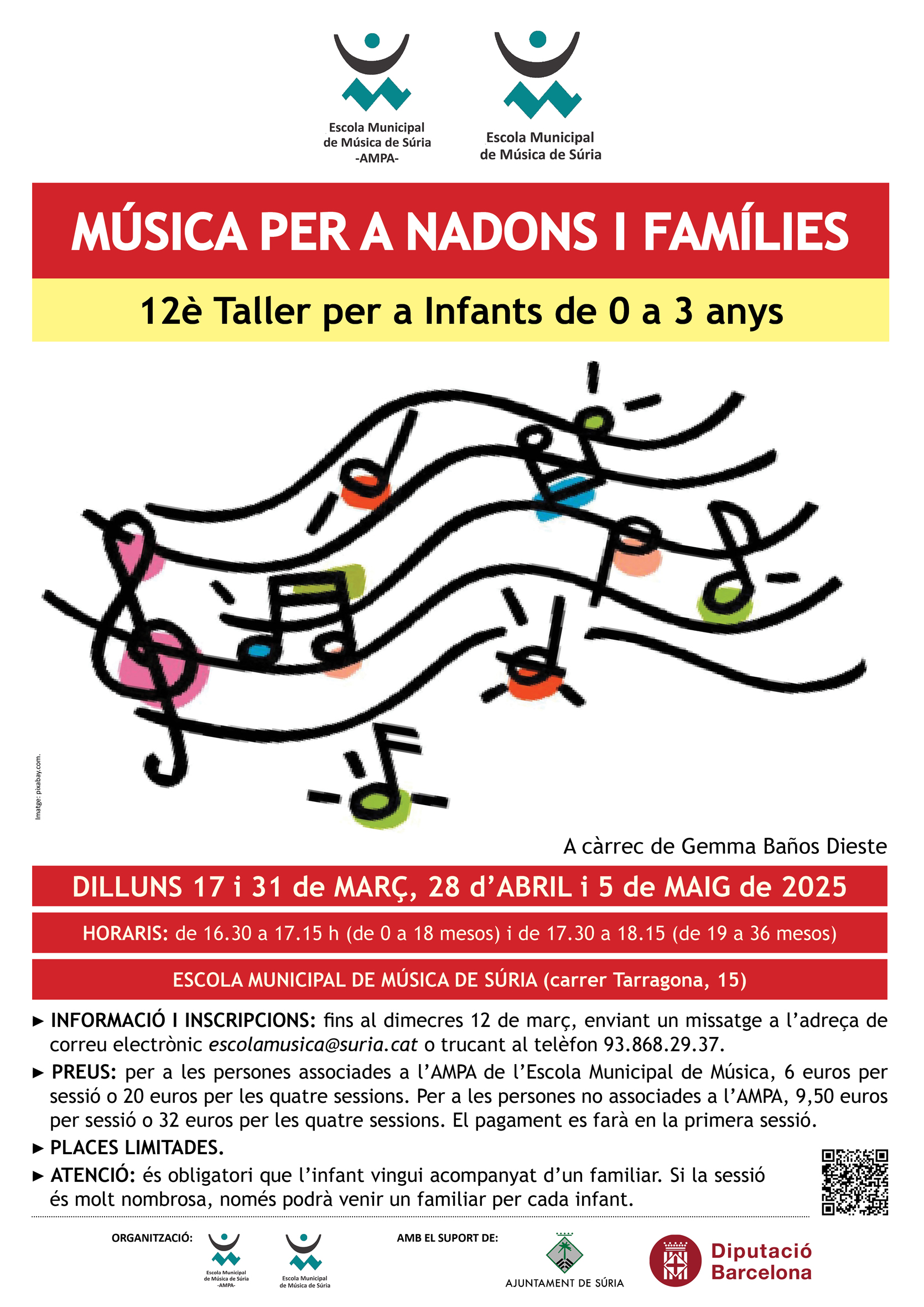 12è Taller de Música per a Nadons i Famílies
