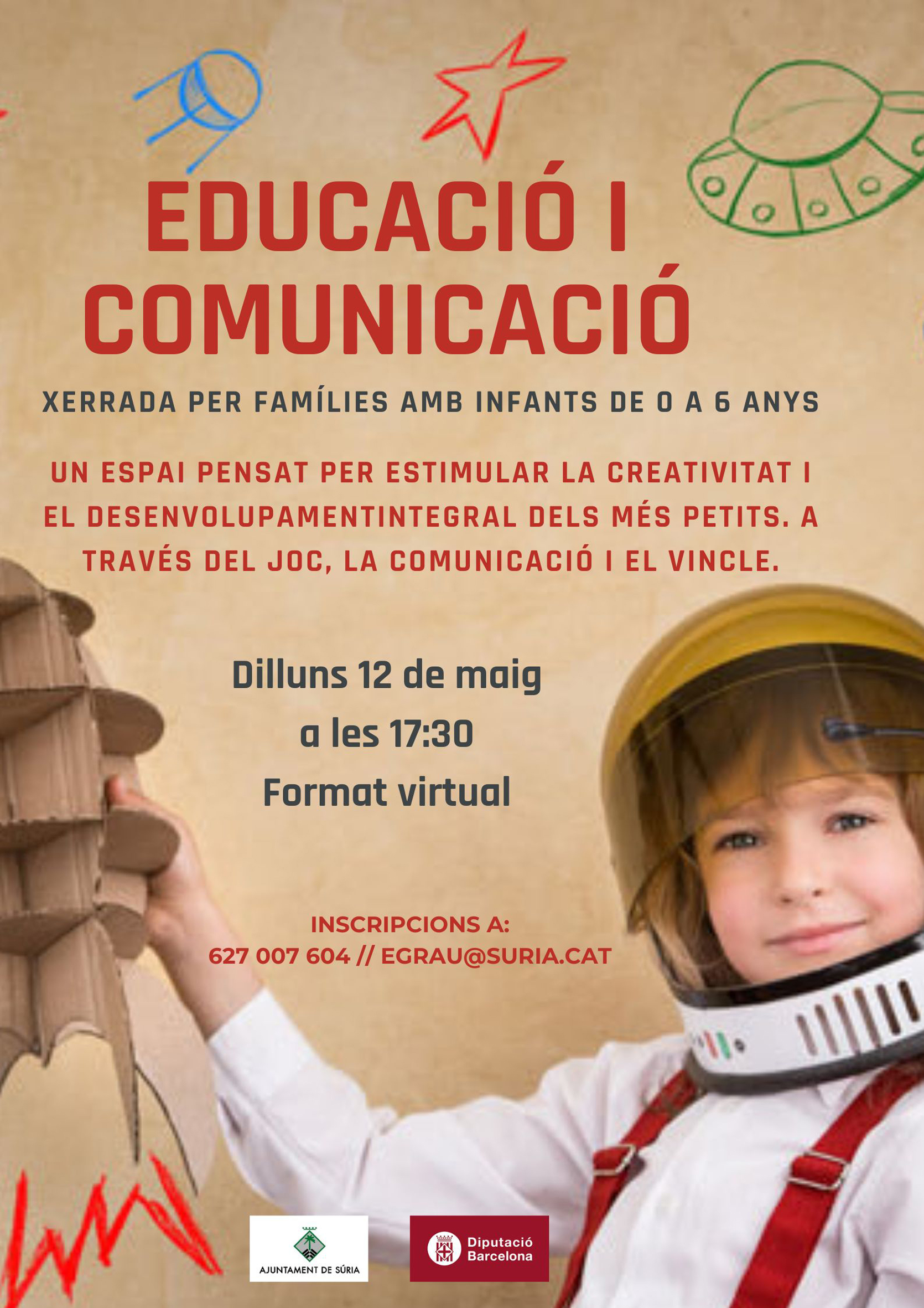 Xerrada virtual per a famílies: 'Educació i comunicació'