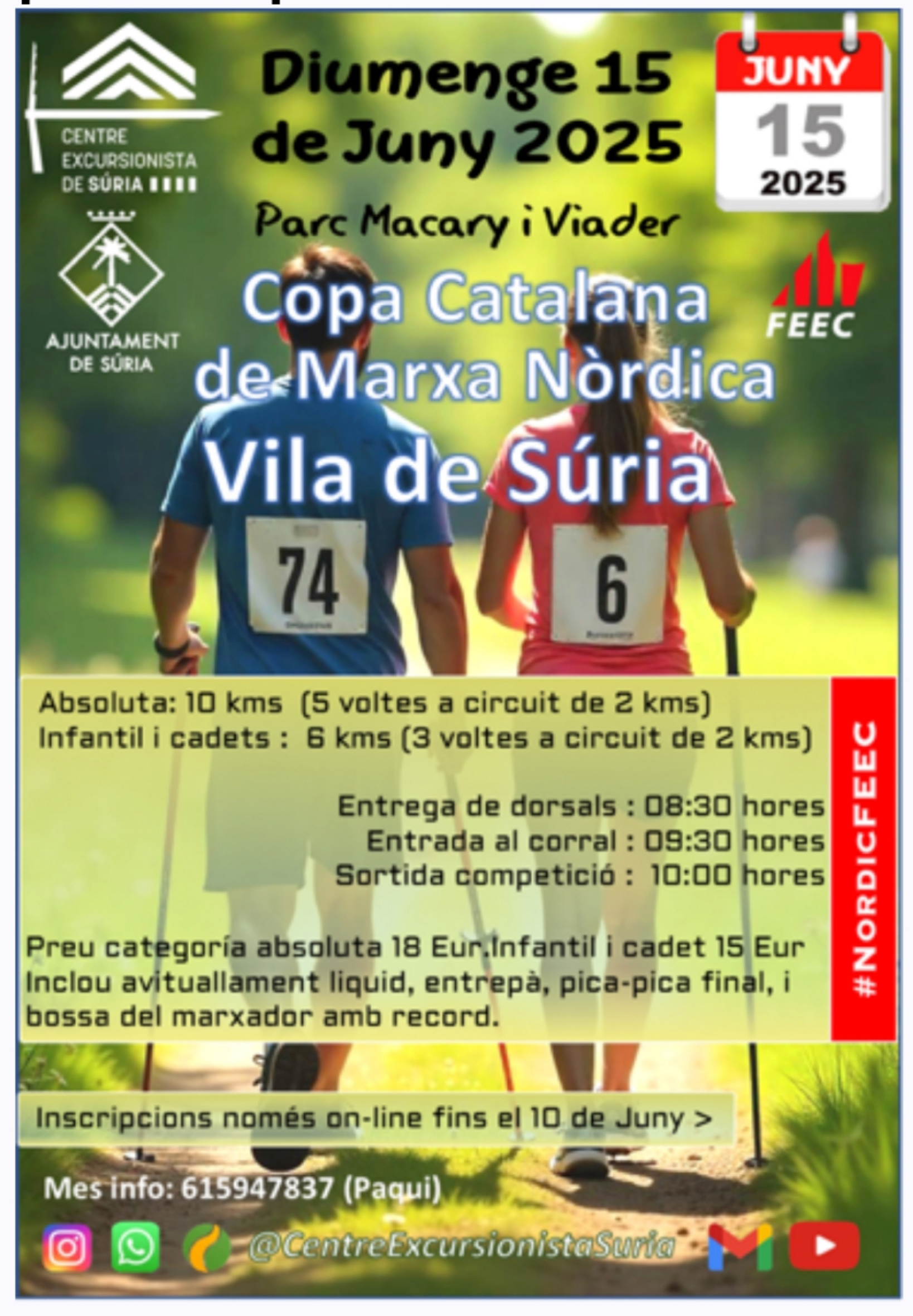 Copa Catalana de Marxa Nòrdica Vila de Súria