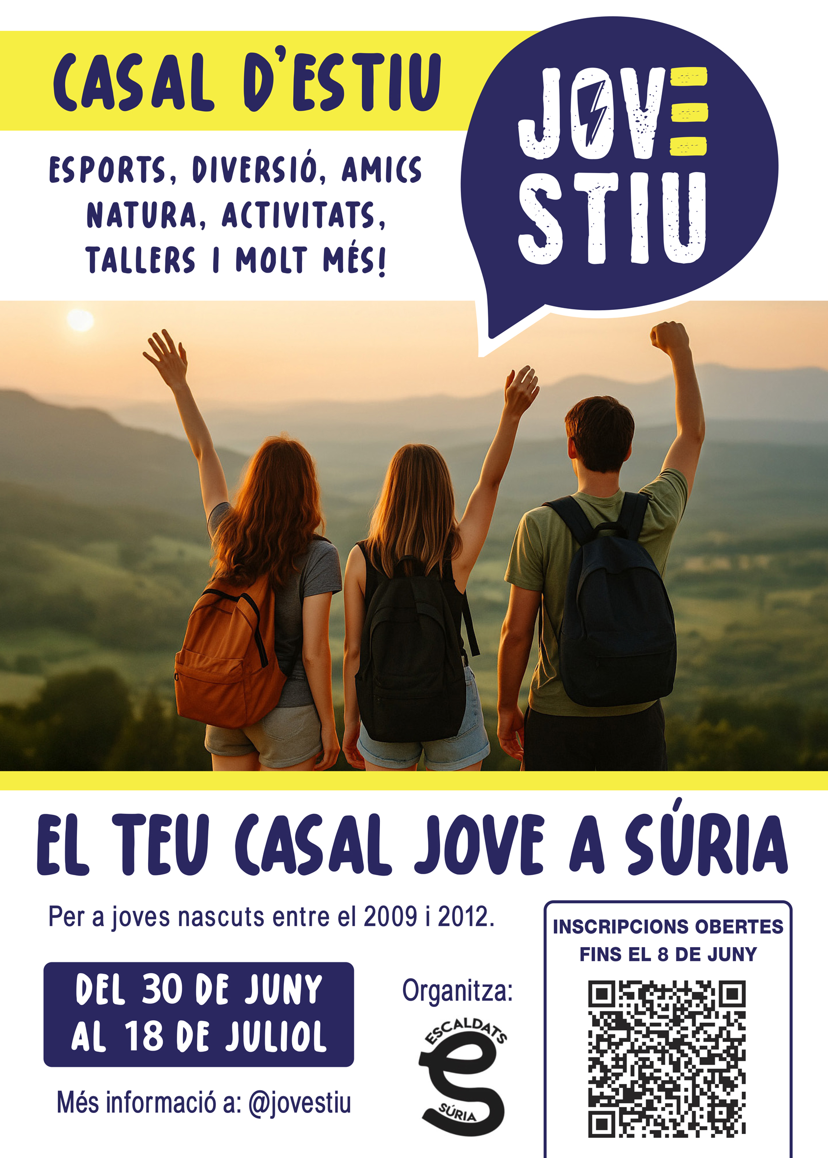 Inici del Casal d'Estiu Jovestiu d'Escaldats de Súria