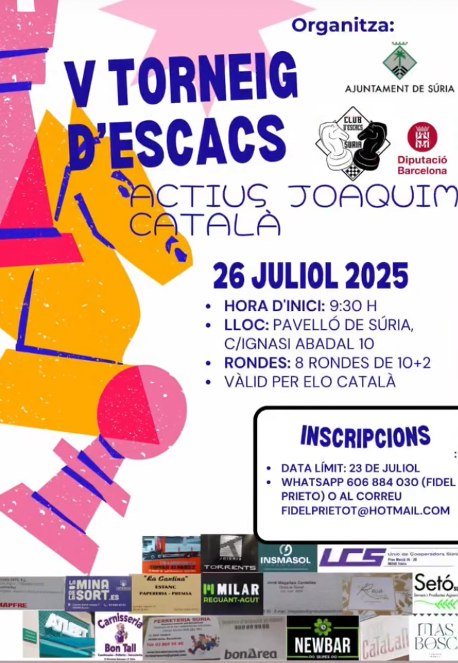 5è Torneig d'Escacs Actius Joaquim Català