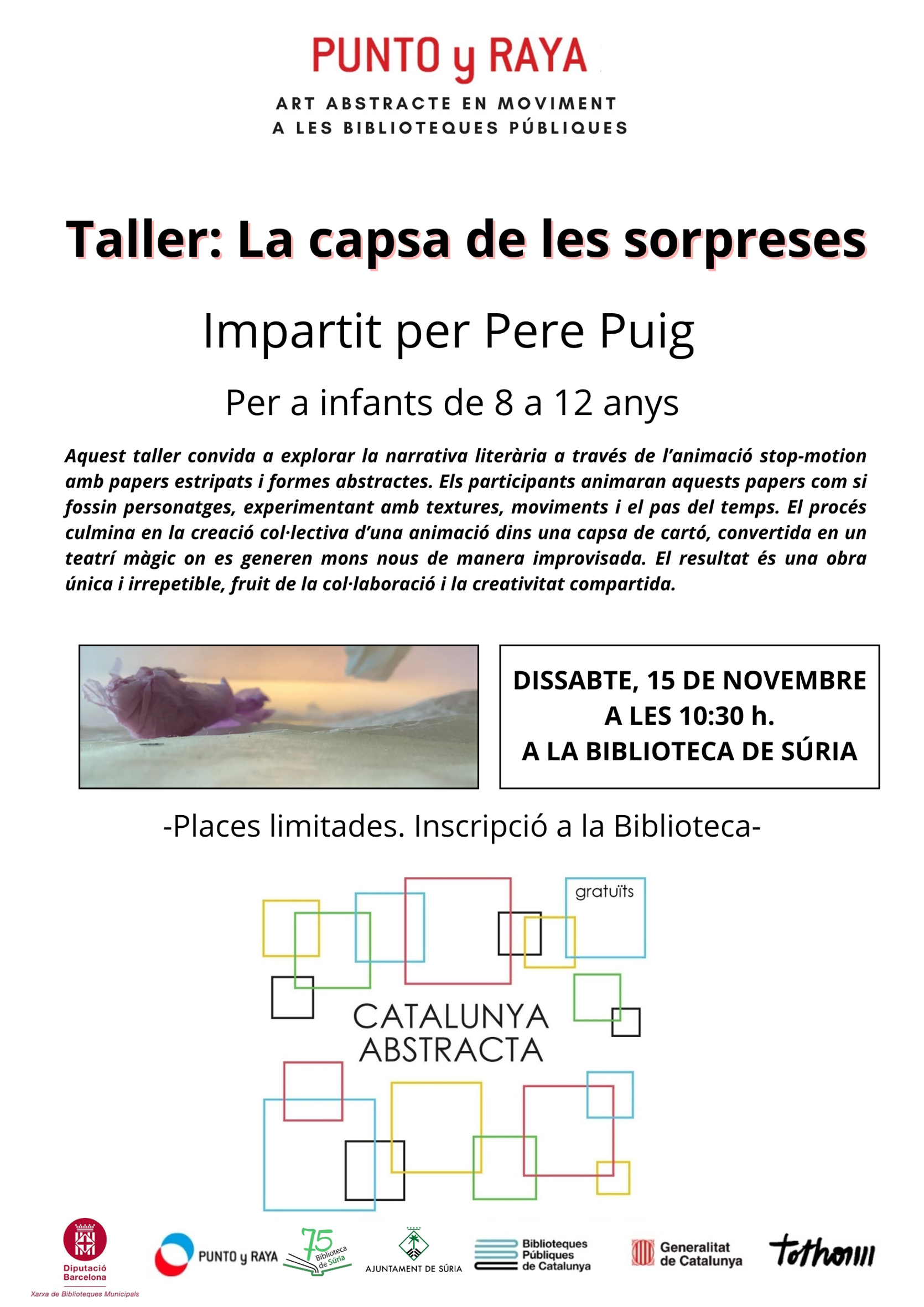 Taller a la Biblioteca: 'La Capsa de les Sorpreses'