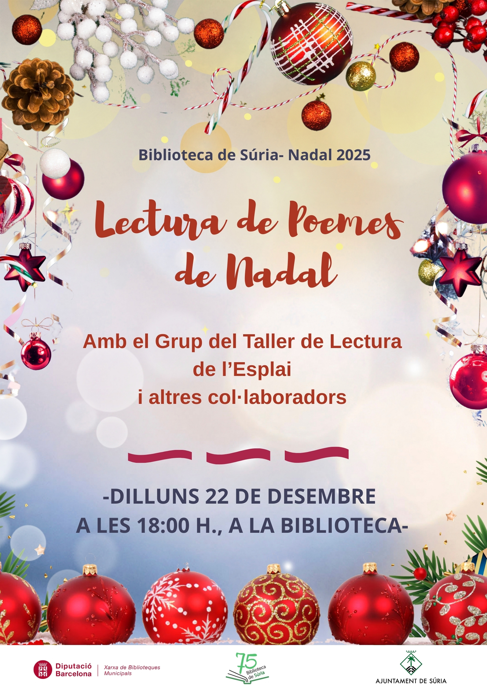 Lectura de poemes de Nadal