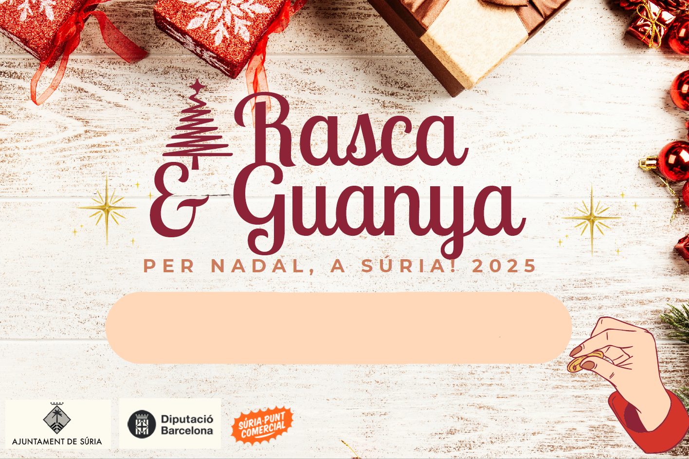 La campanya de promoció comercial 'Rasca i guanya' torna aquest desembre als establiments de Súria