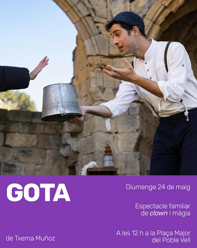 Imatge de difusi&oacute; de l'espectacle 'Gota', dins del 9&egrave; Festival Art en Cicle - Diumenge 24 de maig.