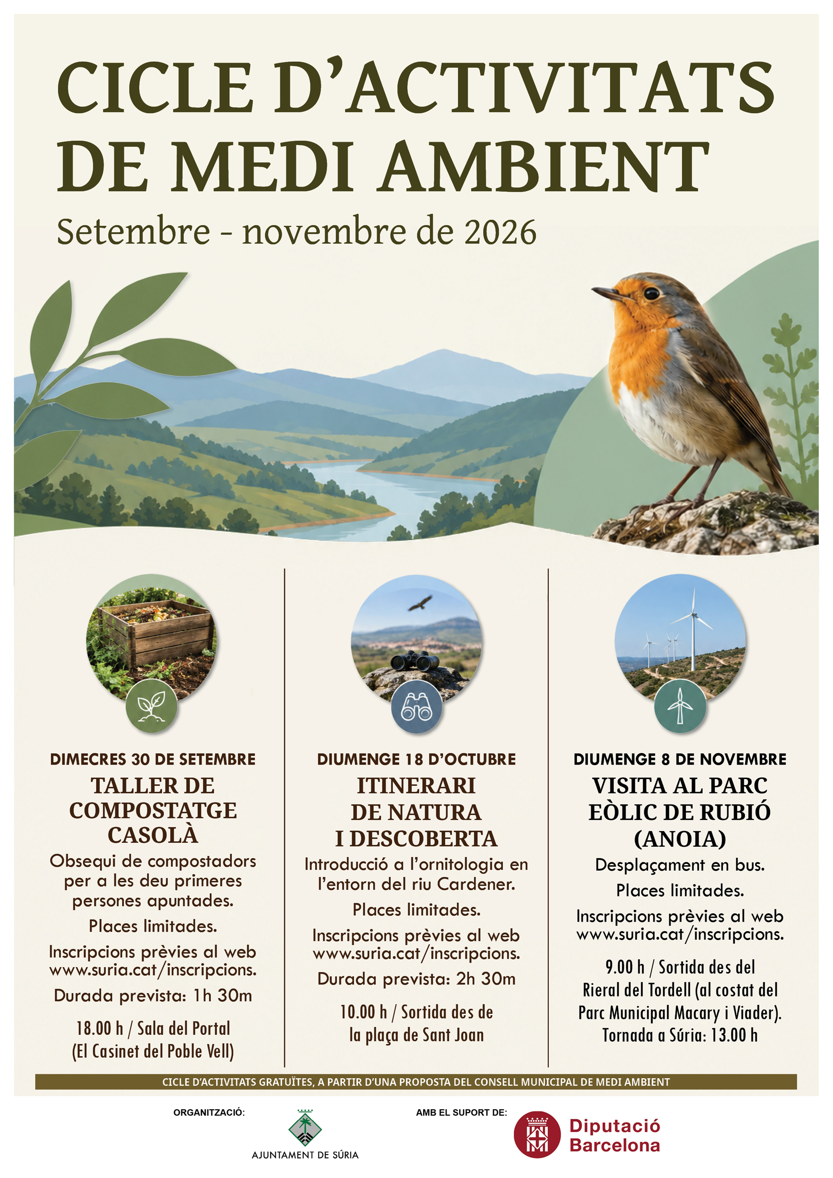 Cicle d'Activitats de Medi Ambient: Itinerari de natura i descoberta