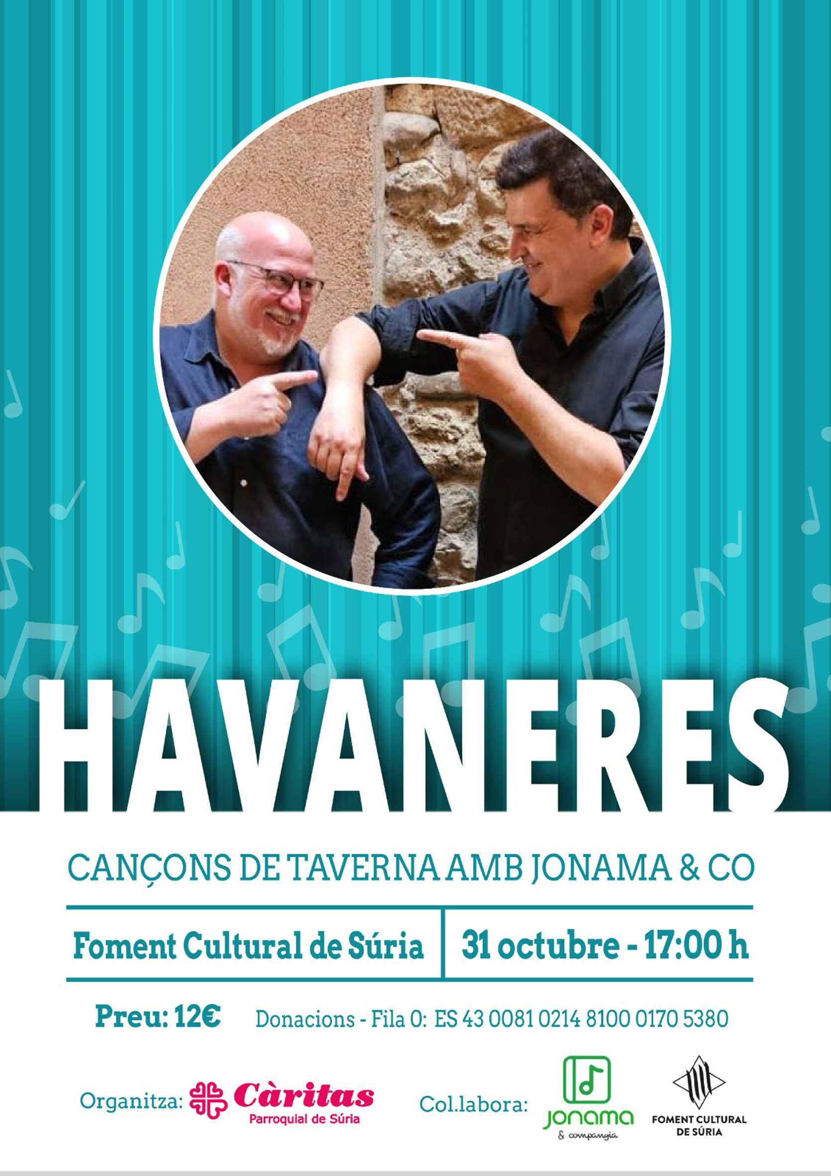 Cantada d'havaneres a benefici de C&agrave;ritas Parroquial