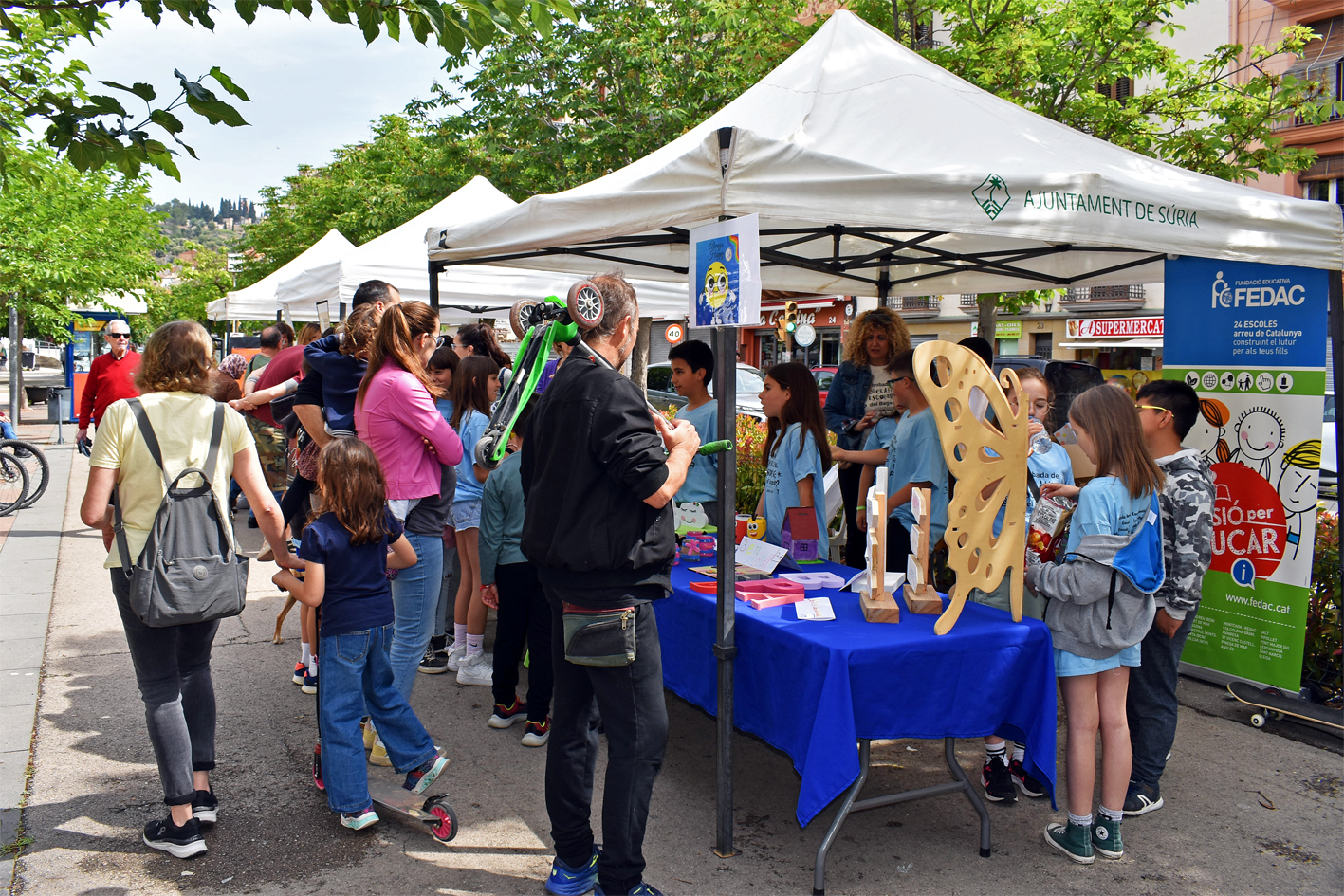 Les escoles Francesc Macià, Salipota i Fedac participen en la 6a edició del Mercat de Cooperatives Escolars de Súria