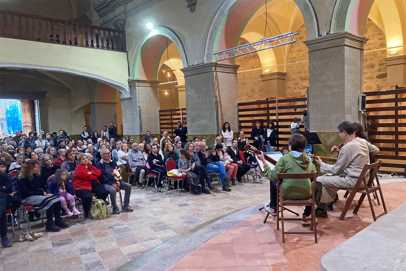 Concert de l'Escola Municipal de Música a l'Església del Roser, dins de la 21a Fira Medieval d'Oficis de Súria.
