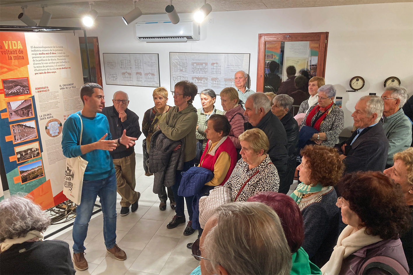 Visita guiada al centre d'interpretació del Museu de la Mineria, dins de la Setmana de la Gent Gran.