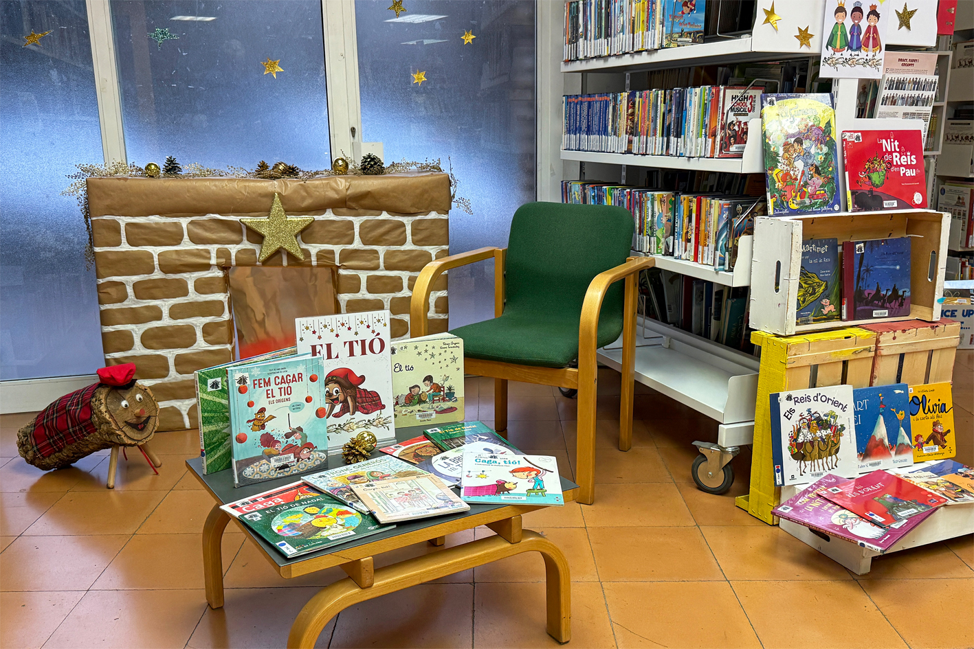 Espai de Nadal a la Biblioteca PÃºblica.
