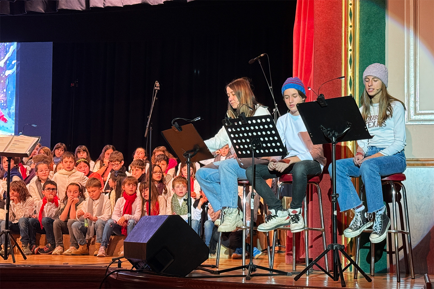 Concert de Nadal de l'Escola Municipal de MÃºsica a la ResidÃ¨ncia Bell RepÃ²s, a partir d'un conte d'Eva Ferrer Paniagua.