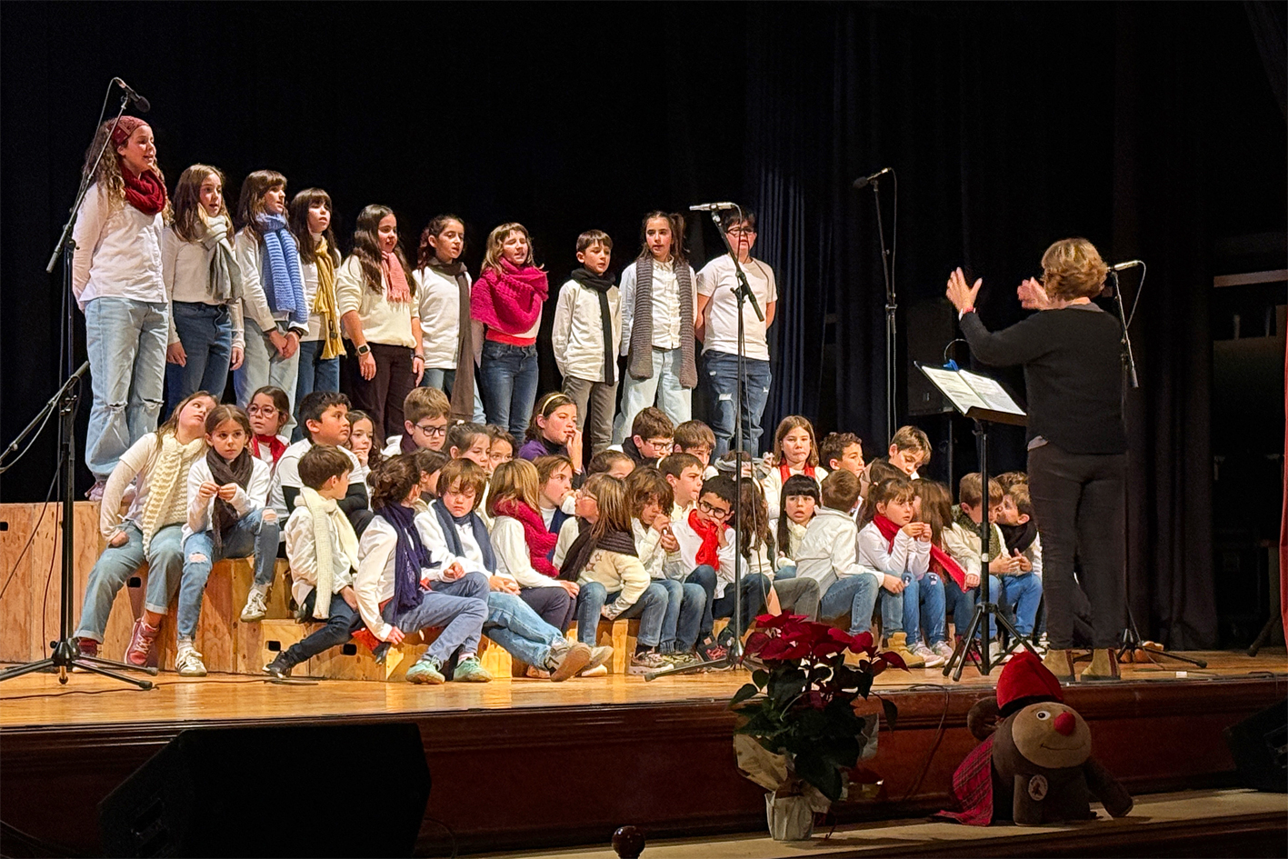 Concert de Nadal de l'Escola Municipal de MÃºsica a la ResidÃ¨ncia Bell RepÃ²s, a partir d'un conte d'Eva Ferrer Paniagua.