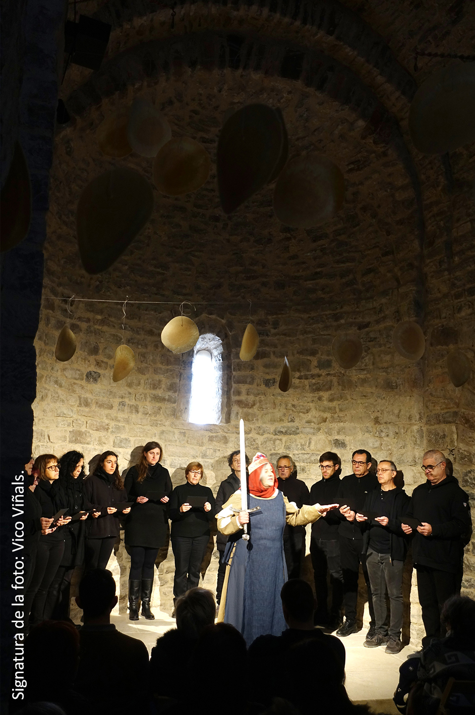 InterpretaciÃ³ del Cant de la SibilÂ·la a Coaner (Sant Mateu de Bages), organitzada per Amics de Coaner.