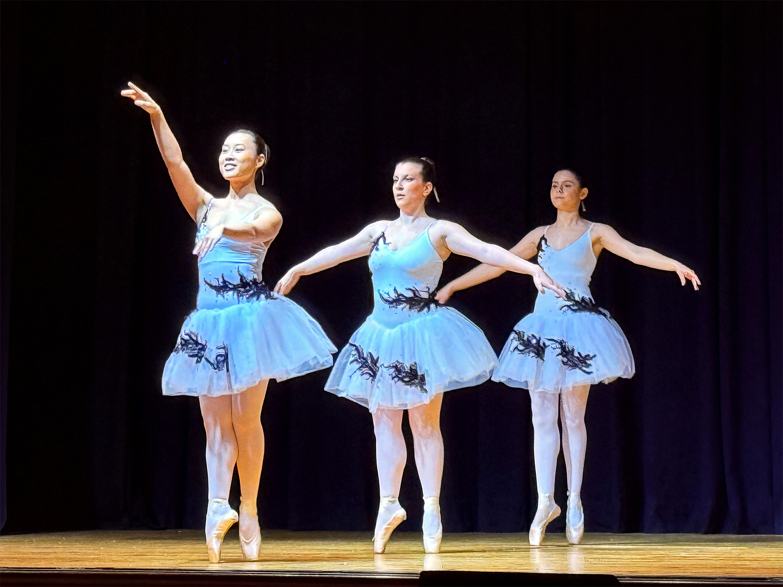 ActuaciÃ³ de la 28a Mostra de Dansa de SÃºria, dins del programa dâ€™actes de Sant Jordi, a la sala dâ€™actes de la ResidÃ¨ncia Bell RepÃ²s.