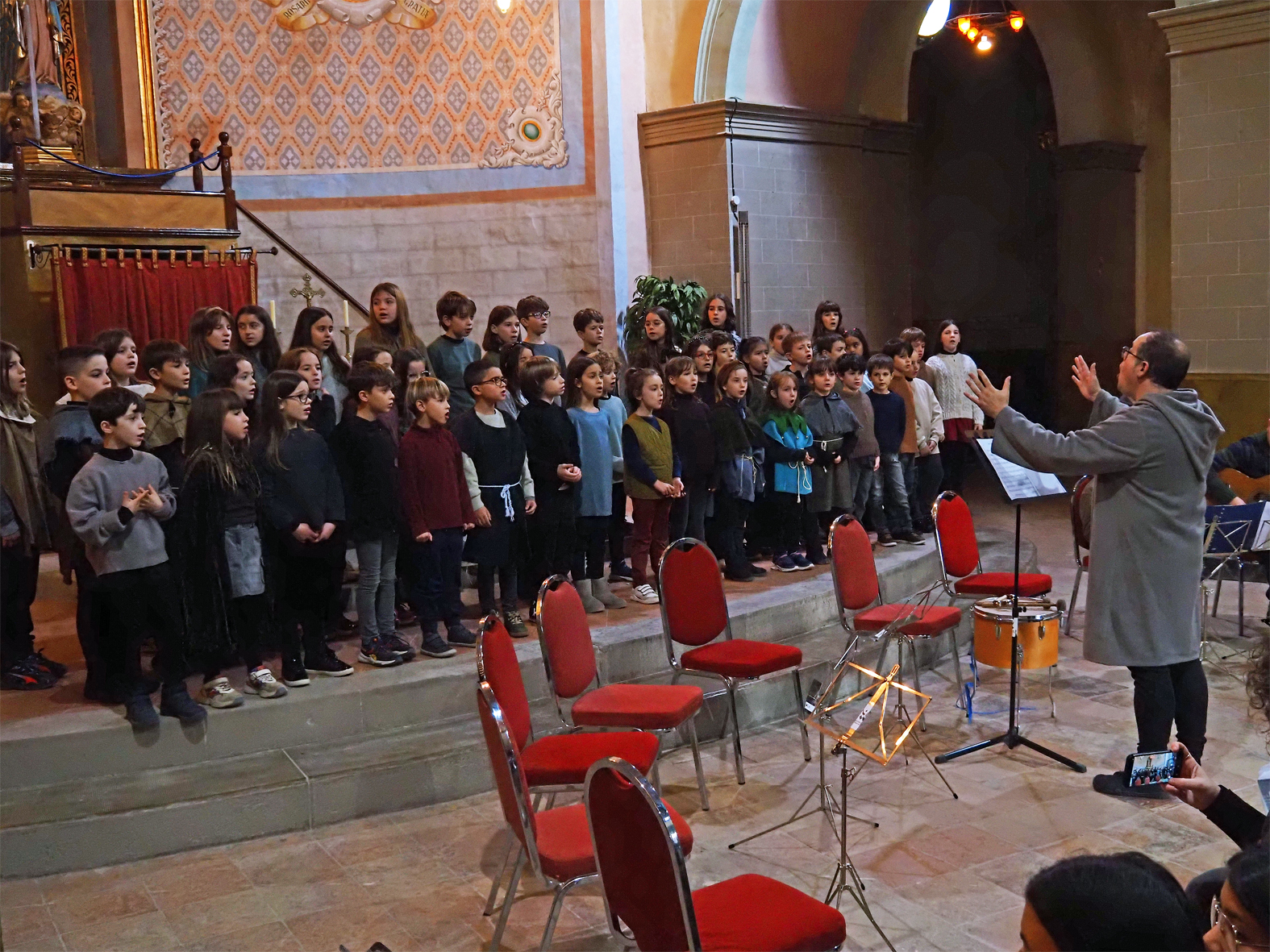Concert de l'Escola Municipal de Música a l'Església del Roser, dins de la 22a Fira Medieval d'Oficis de Súria.