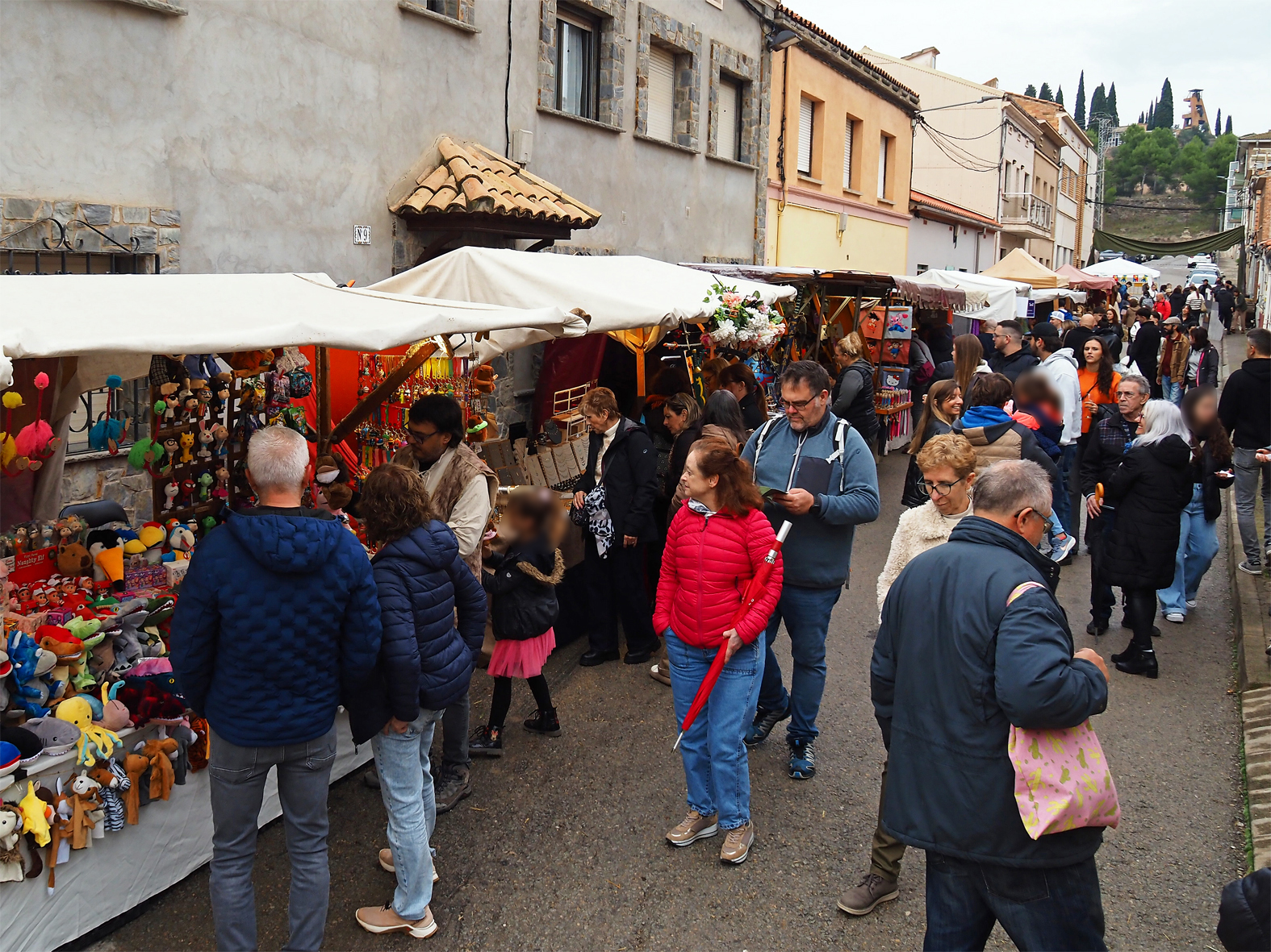 Ambient al carrer del Roser, dins de la 22a Fira Medieval d'Oficis de Súria.
