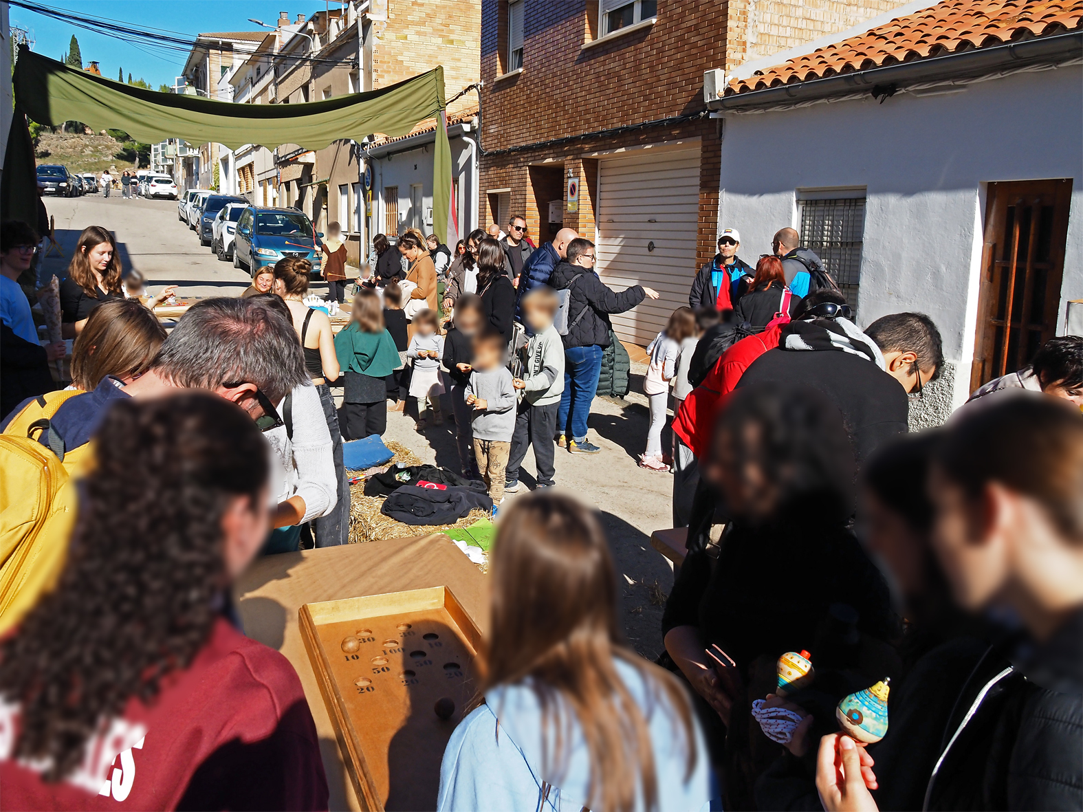 Espai Petits Cavallers al carrer del Roser, dins de la 22a Fira Medieval d'Oficis de Súria.