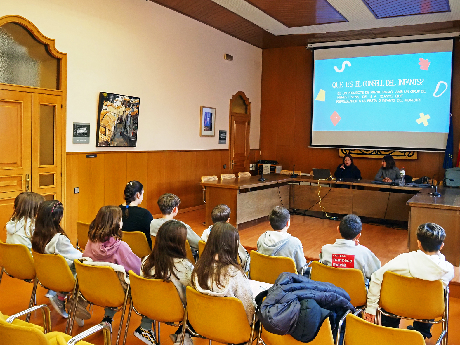 El Consell Municipal dels Infants inicia les activitats del curs amb l'acte anual de renovació parcial