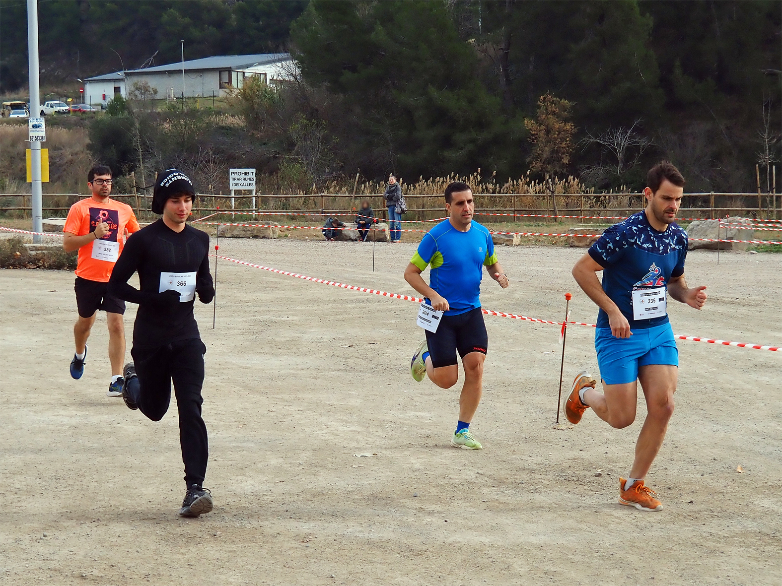 Cursa del Cros Escolar de Súria al circuit del Rieral del Tordell.