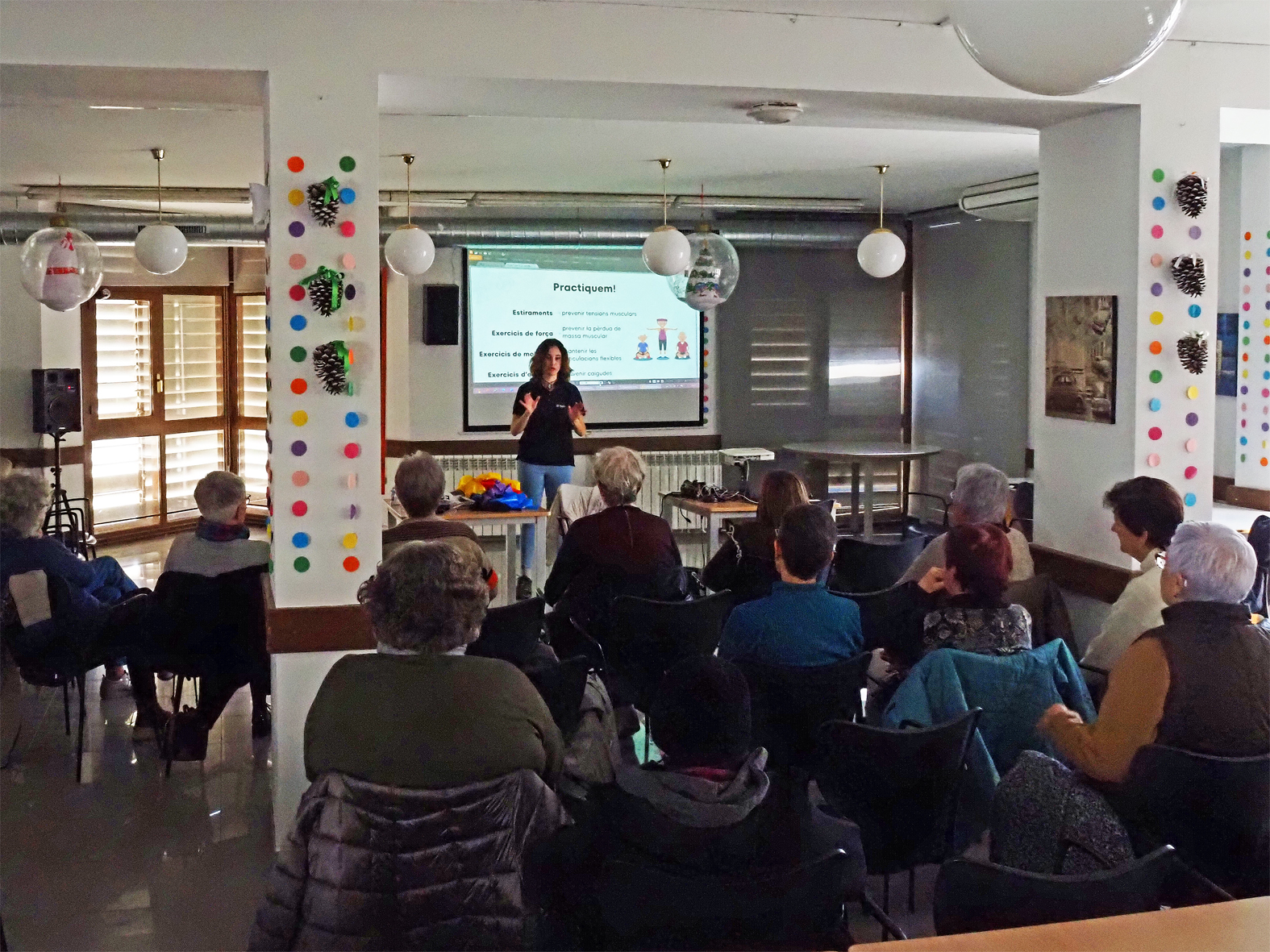 Taller 'Cuida't per a un envelliment saludable', celebrat a L'Esplai.