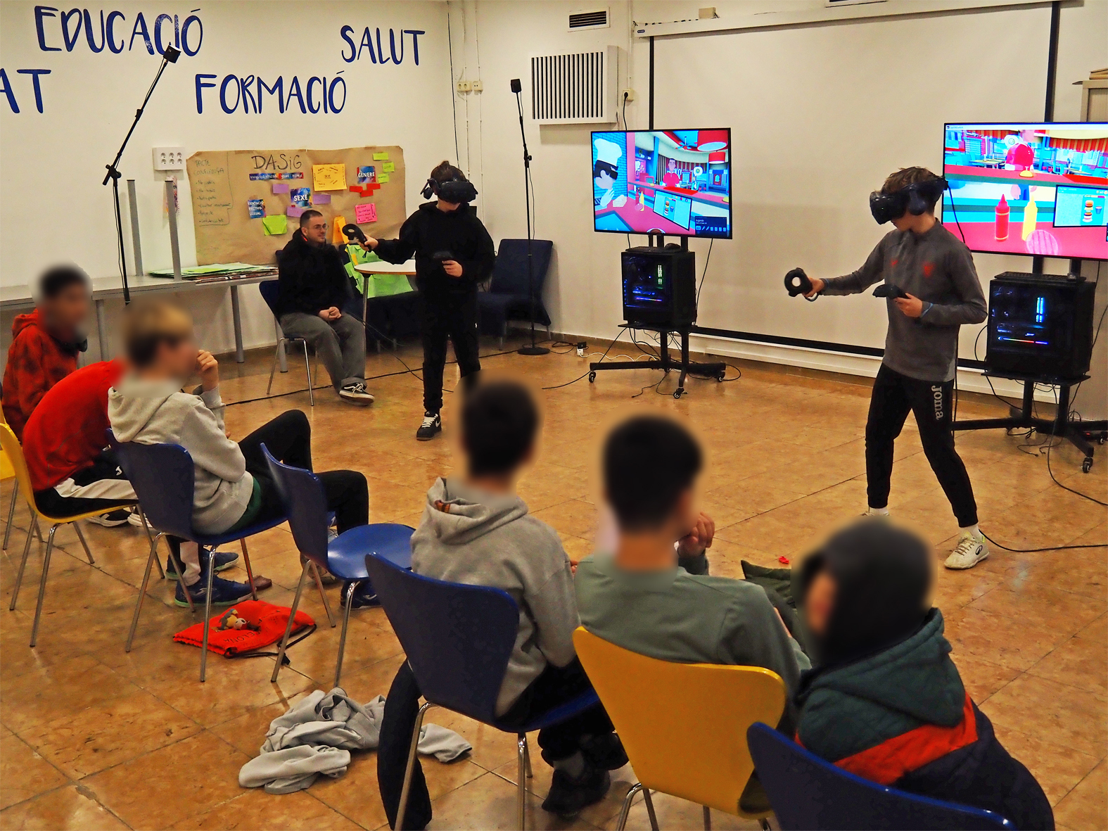 Tarda de videojocs, dins de la programaciÃ³ de Nadal del Casal de Joves.