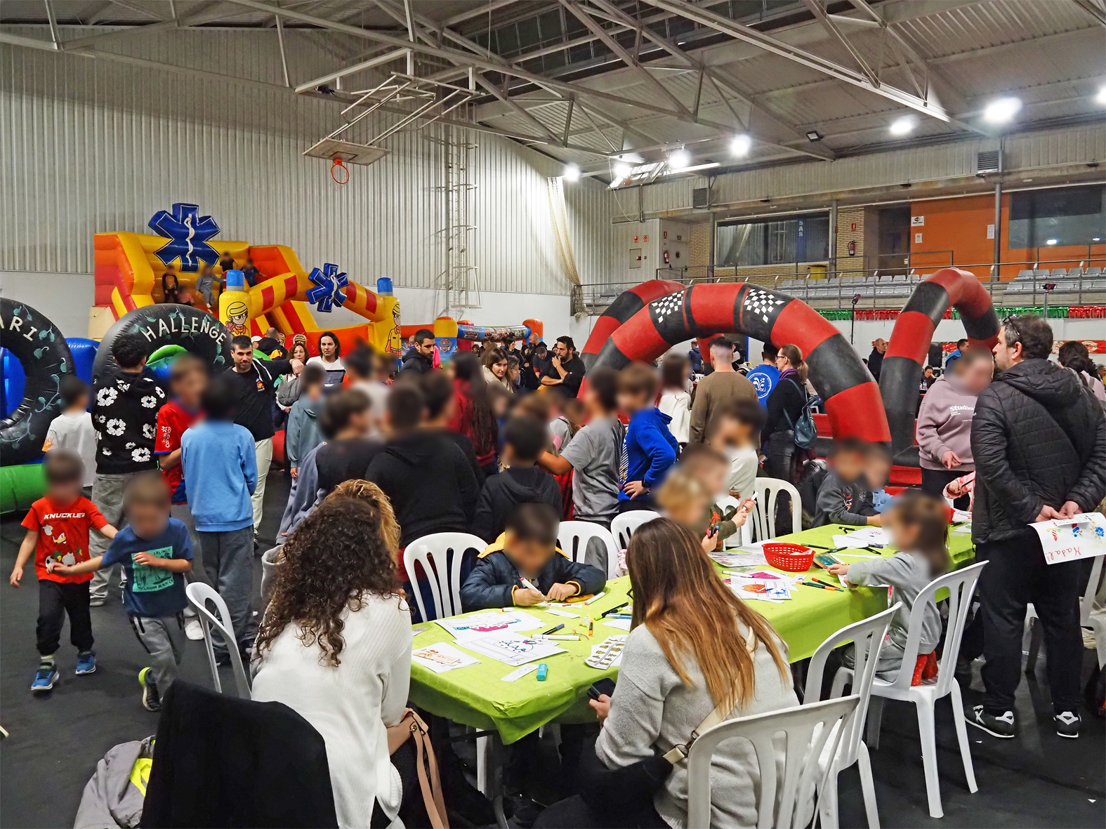 Imatge del Parc de Nadal, al PavellÃ³ Municipal dâ€™Esports.