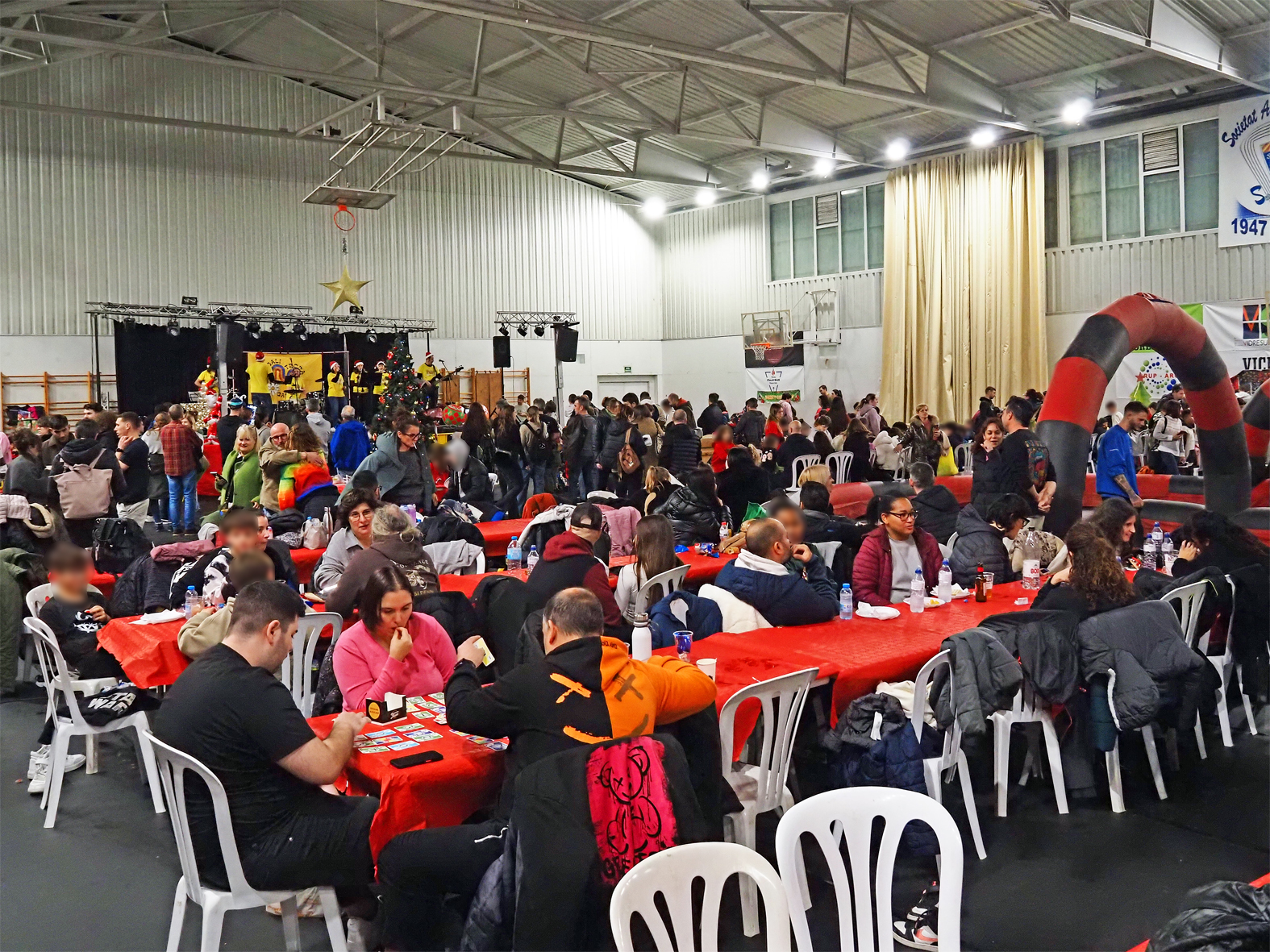 Imatge del Parc de Nadal, al PavellÃ³ Municipal dâ€™Esports.