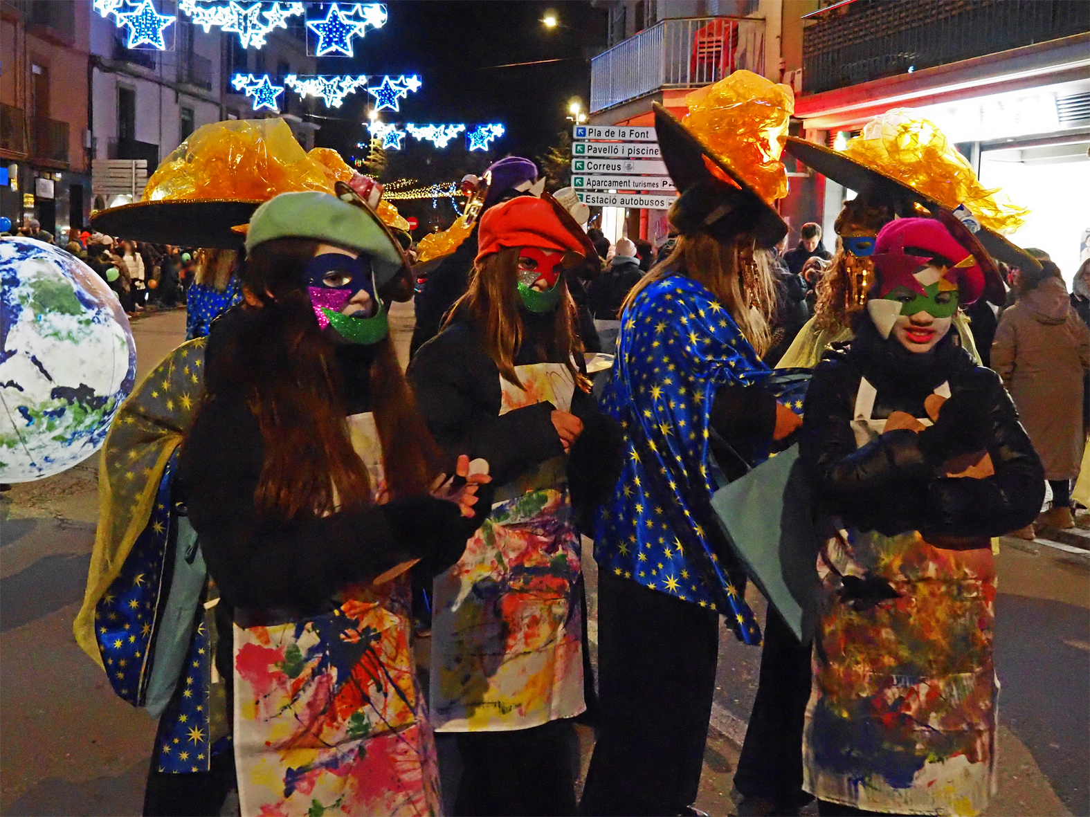 Personatges de la Cavalcada de Reis a S&uacute;ria.