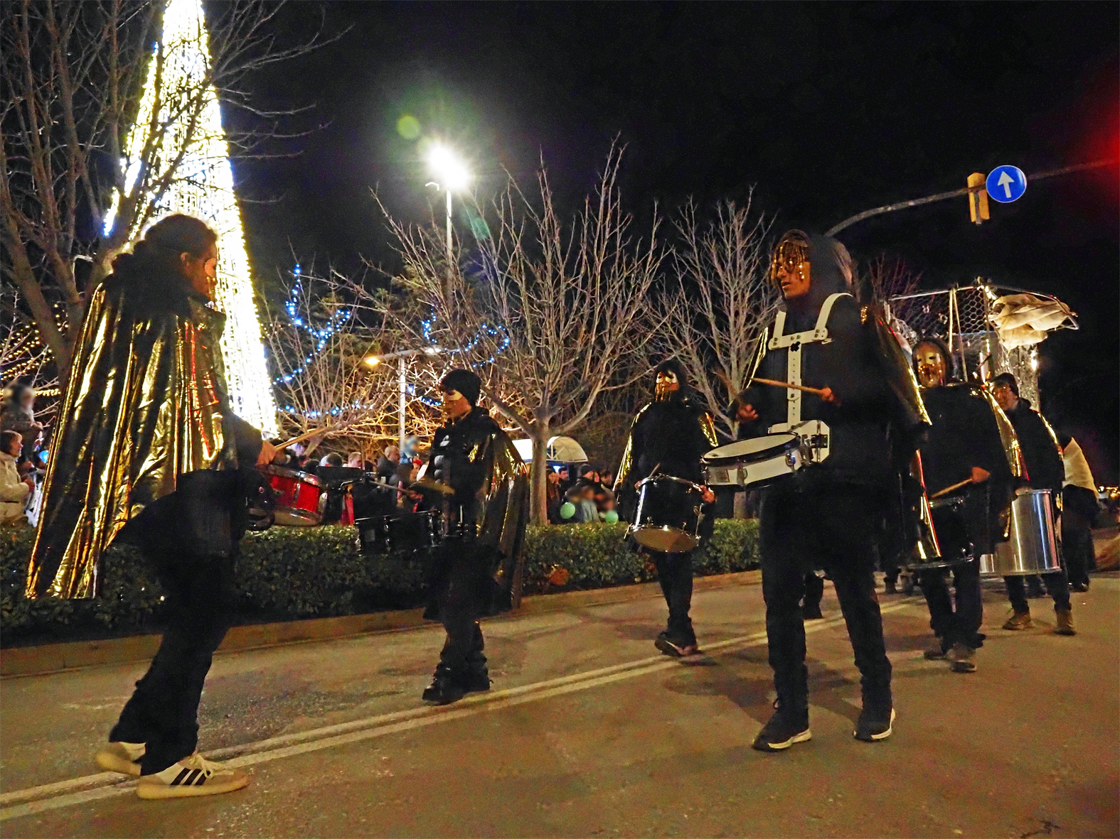 Batucada de la Cavalcada de Reis a S&uacute;ria.