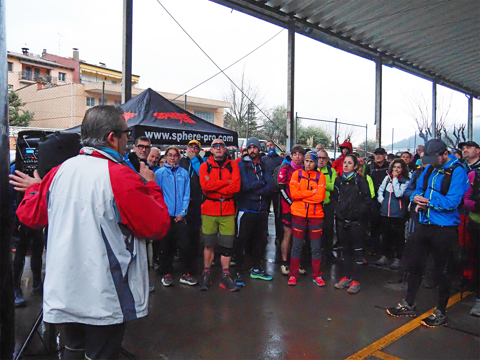 Preparatius de la 5a Cursa i Caminada 'SÃºria Lastrema', dins de la Festa de Sant SebastiÃ .