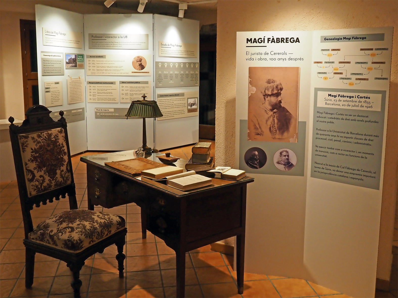 Súria inicia la commemoració del centenari de la mort de Magí Fàbrega amb una exposició a Cal Balaguer del Porxo
