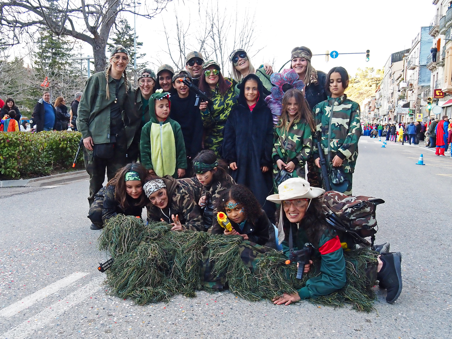 Participants en la rua del Carnestoltes de S&uacute;ria.