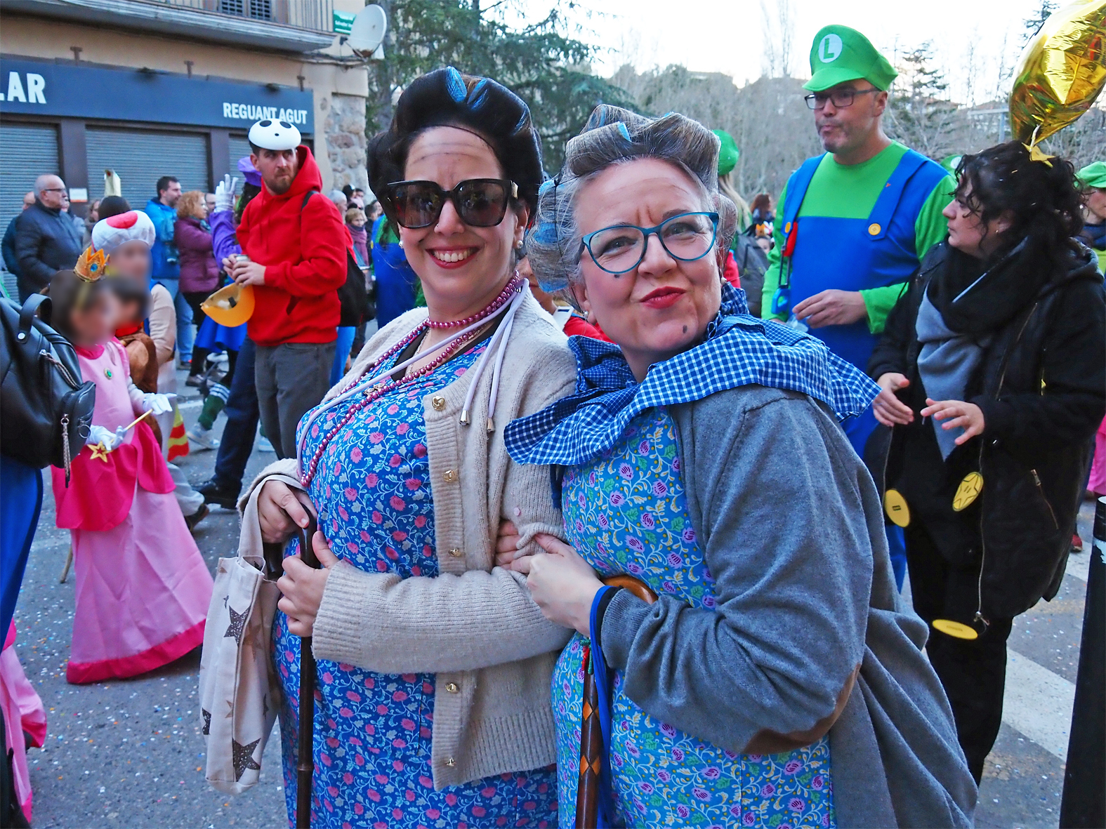 Participants en la rua del Carnestoltes de S&uacute;ria.