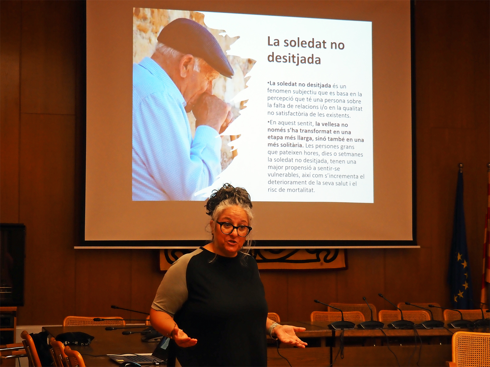 Xerrada del Dia Internacional de les V&iacute;dues a S&uacute;ria, a c&agrave;rrec de la soci&ograve;loga S&ograve;nia D&iacute;az.