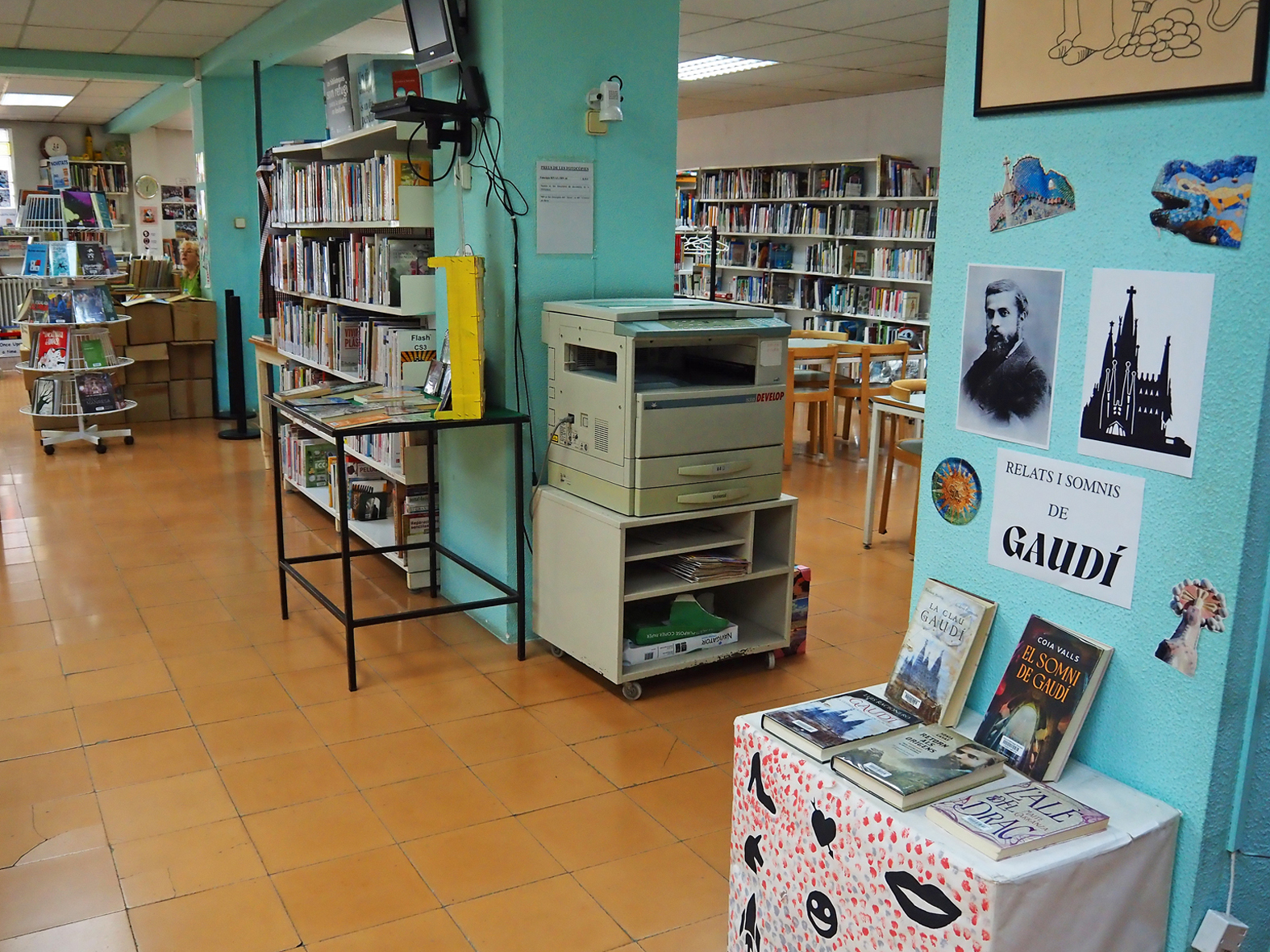 Instal&middot;lacions actuals de la Biblioteca de S&uacute;ria, dies abans del tancament.