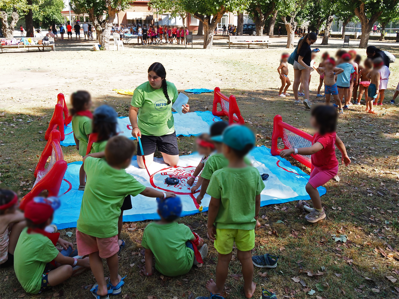 Competici&oacute; dels Kampionats Esportius Infantils (KEI), dins de la Festa Major de S&uacute;ria.